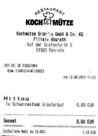 pzez Hffner Kochmtze Restaurant